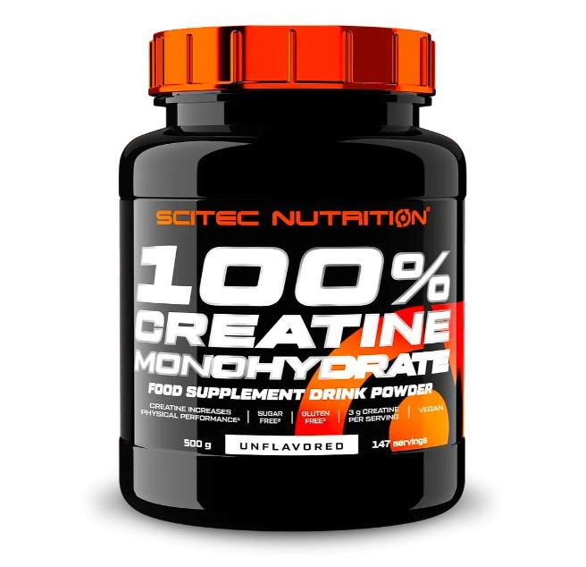 100% CREATINE MONOHYDRATE POTE DE 500 G - SCITEC NUTRITION